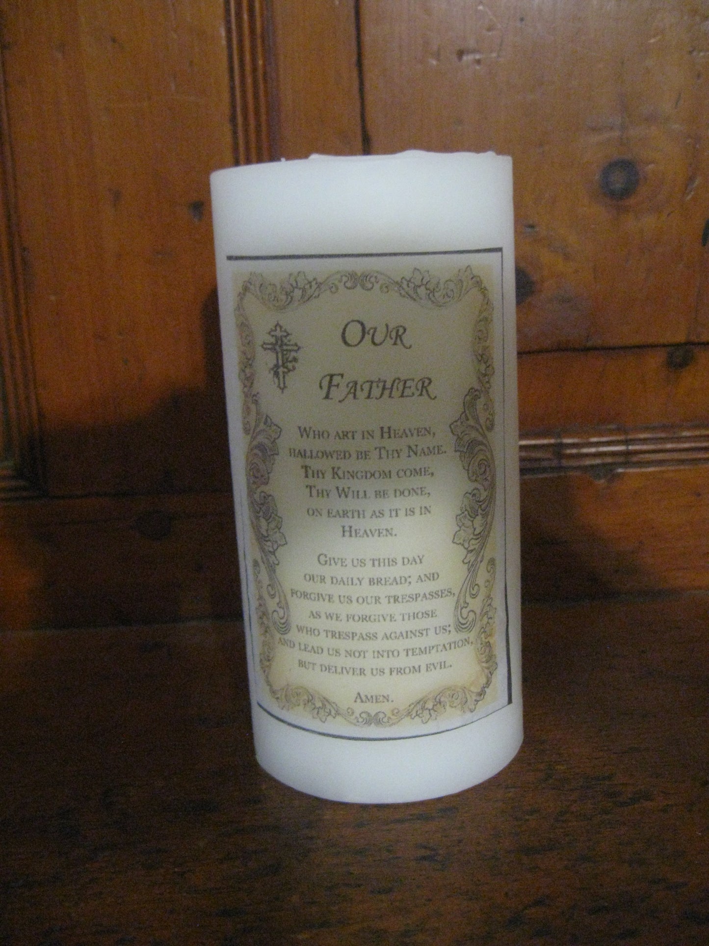 THE LORD'S PRAYER Candle