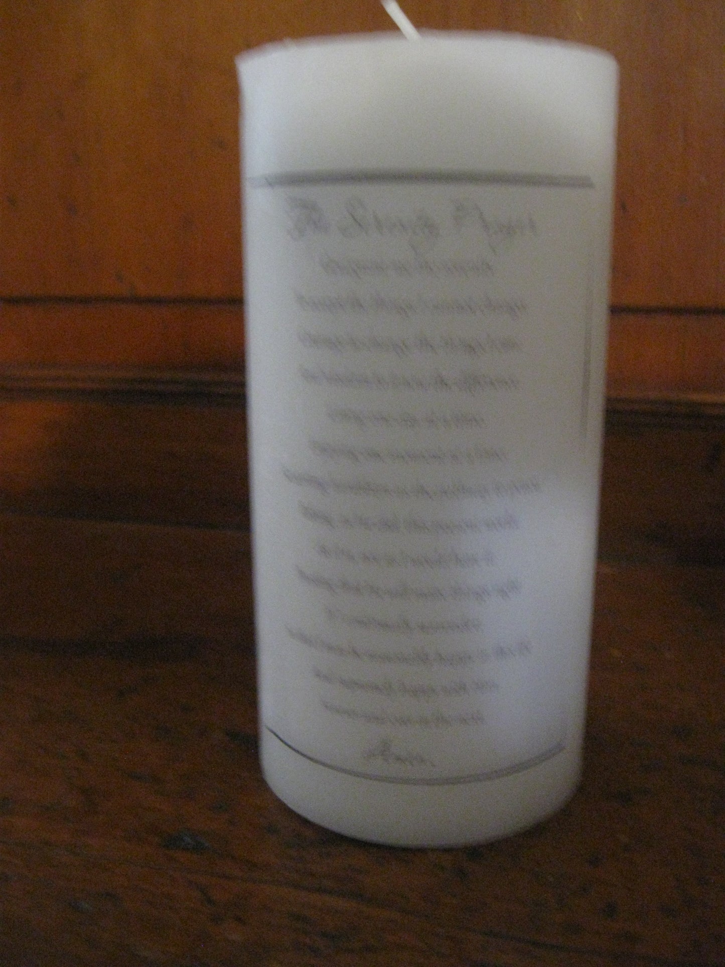 SERNITY PRAYER Candle
