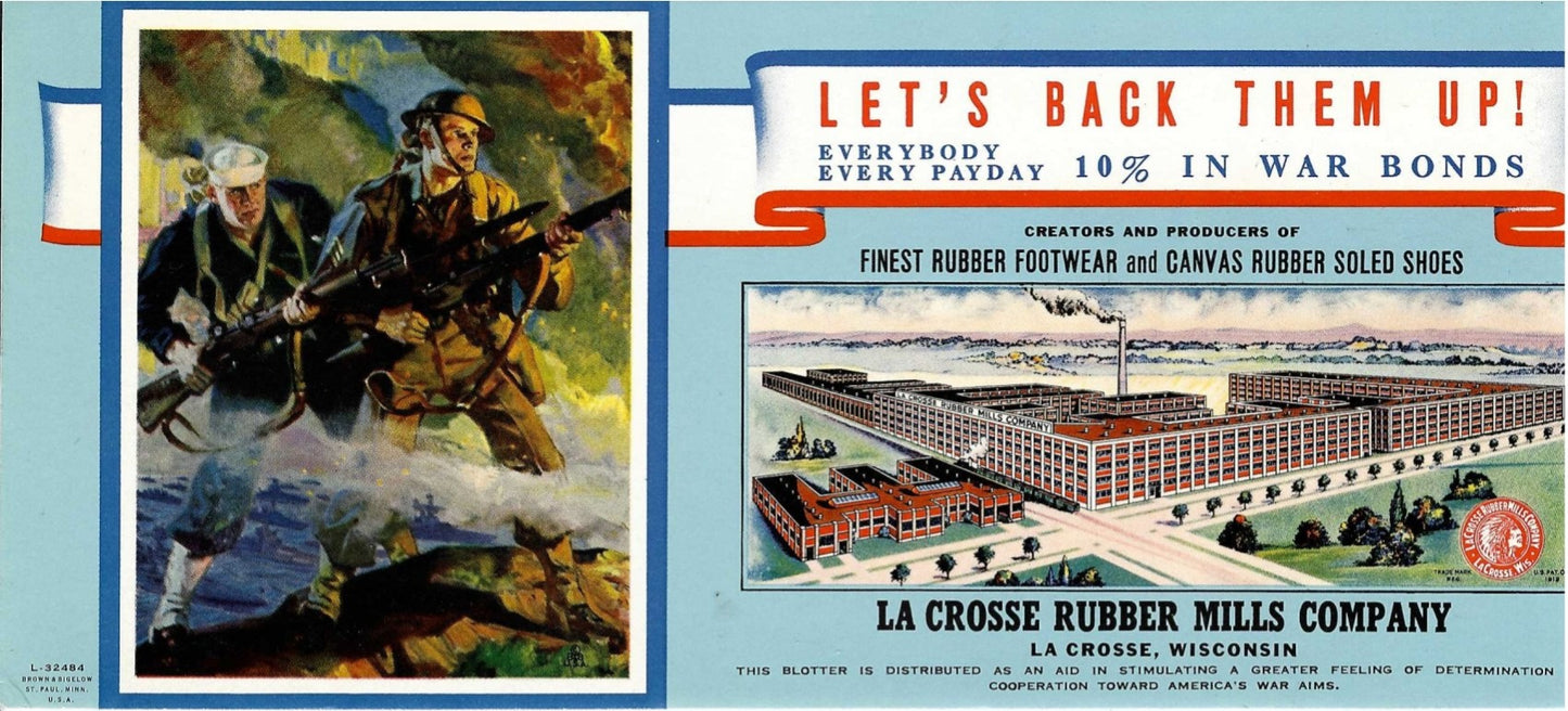 WW2 American Advertisement Fighting Soldiers
