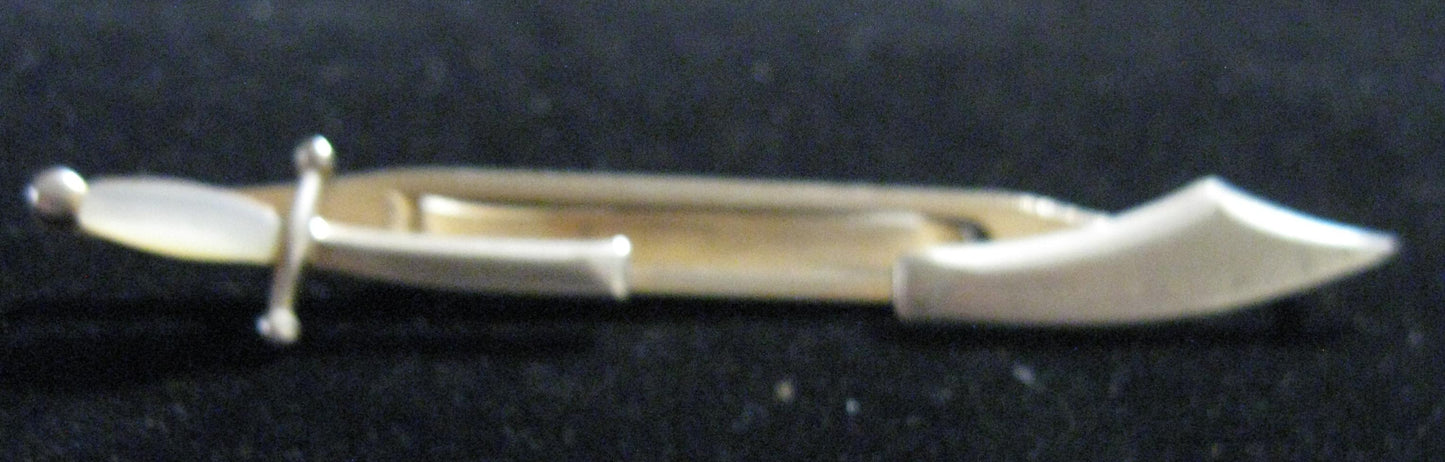 Vintage Sword Tie Clip "SWANK"