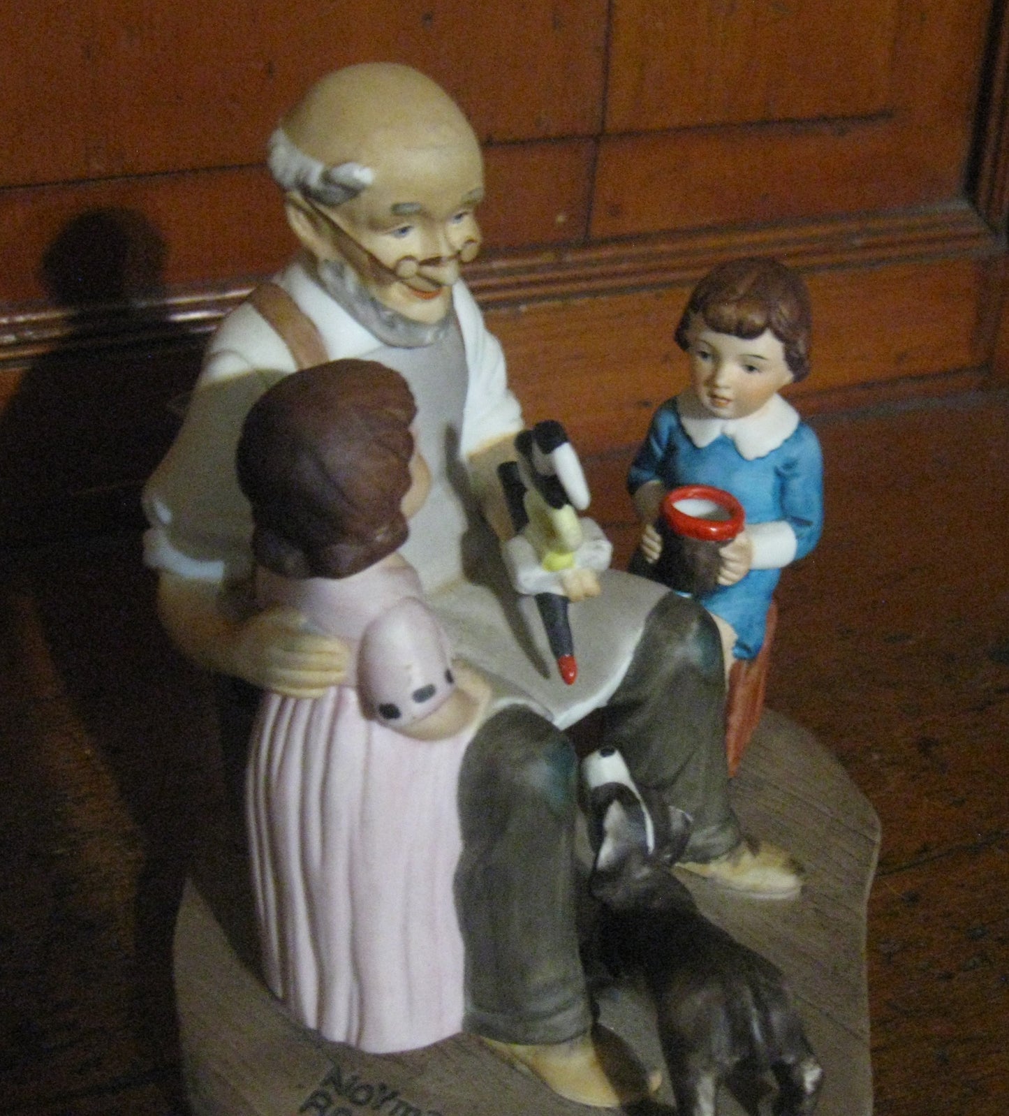 Norman Rockwell "The ToyMaker" Porcelain Figurine