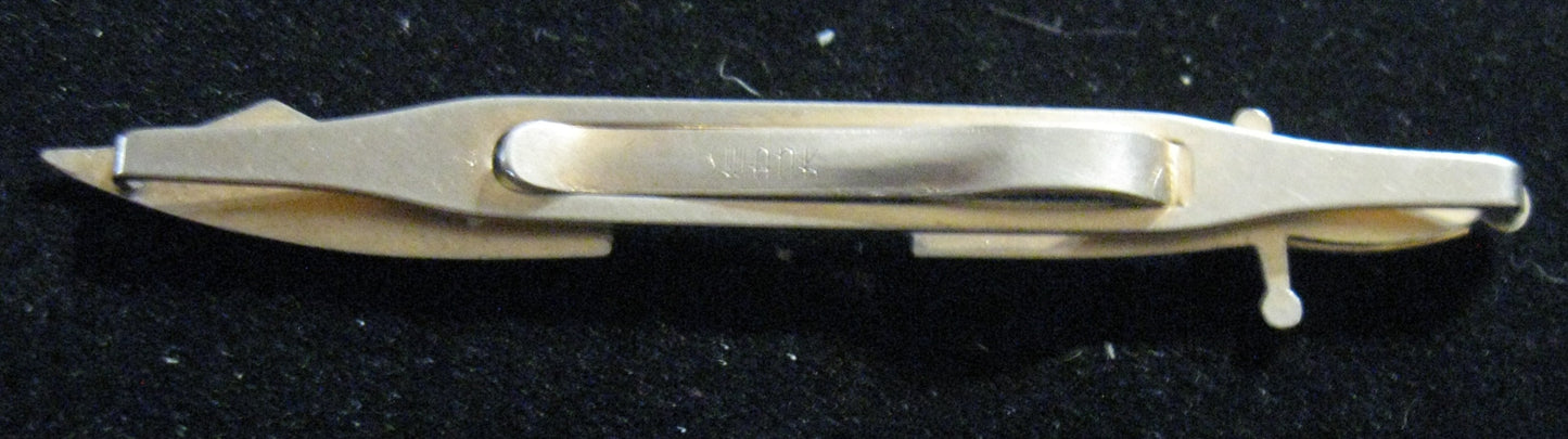 Vintage Sword Tie Clip "SWANK"