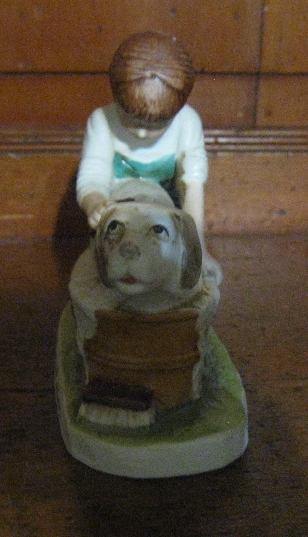 Norman Rockwell "Washing the Dog" Porcelain Figure