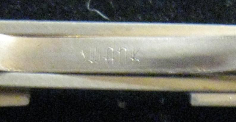 Vintage Sword Tie Clip "SWANK"