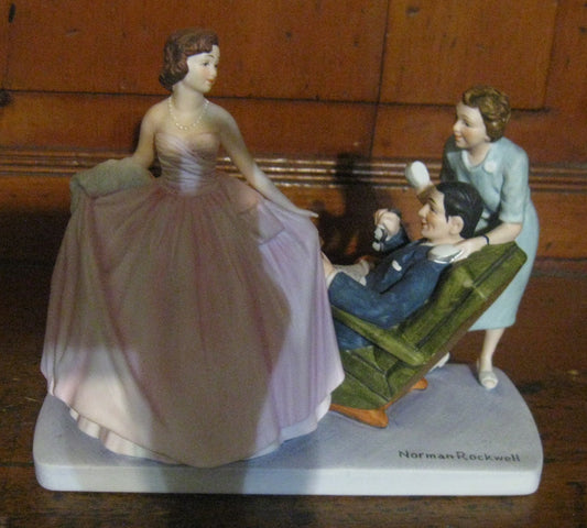 Norman Rockwell "Sweet Sixteen" Porcelain Figurine