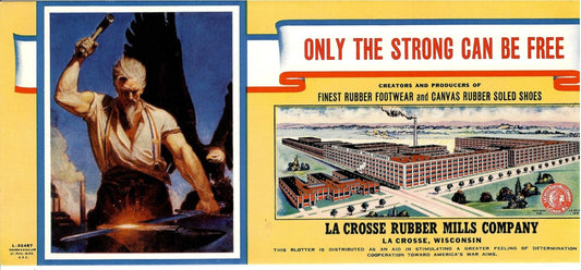 WW2 American Advertisement Ironworks & Eagle