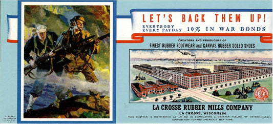 WW2 American Advertisement Fighting Soldiers