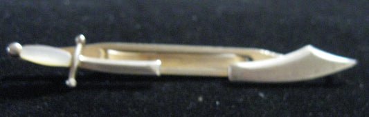 Vintage Sword Tie Clip "SWANK"