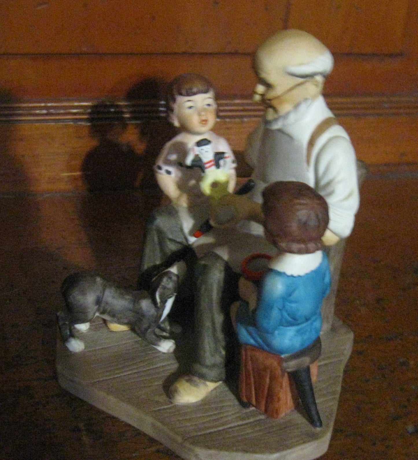 Norman Rockwell "The ToyMaker" Porcelain Figurine