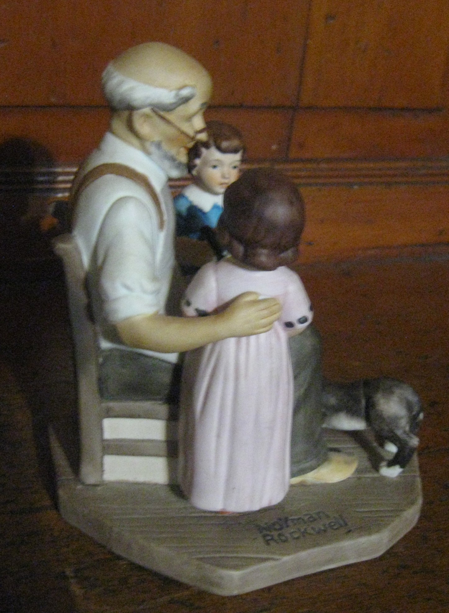 Norman Rockwell "The ToyMaker" Porcelain Figurine