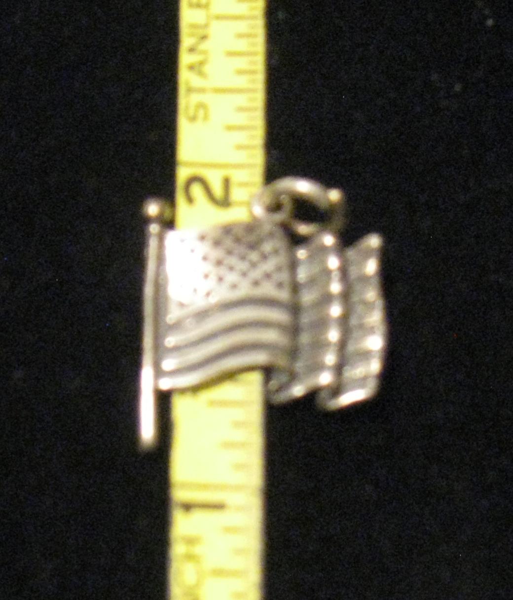 American Flag Charm